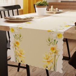 WIOSENNA POLANA Bieżnik NINA WODOODPORNA, 38x160cm, kolor 002 beżowy P00208