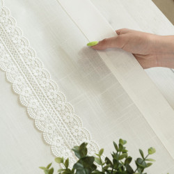 SEVILLA Bieżnik z gipiurą, szerokość 35cm x wysokość 140cm, kolor 001 biały 202551