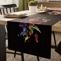 JOLANDA Bieżnik NINA WODOODPORNA, listwa 38x140cm, kolor 002 czarny P00134