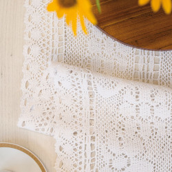 INESS Bieżnik ażurowy, szerokość 40 x wysokość 140cm, kolor 001 biały 913501