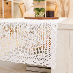 INESS Bieżnik ażurowy, szerokość 40 x wysokość 140cm, kolor 001 biały 913501