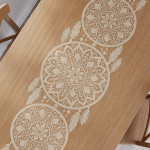 ALIA ŁAPACZ SNÓW · Bieżnik gotowy żakardowy · 44x224 kolor · bolor beż