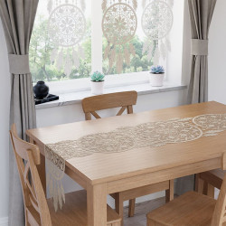 ALIA Bieżnik żakardowy gotowy, łapacz snów, szerokość 44 x wysokość 224cm, kolor 002 naturalny/beż 001390