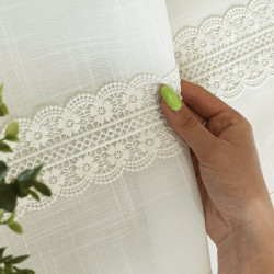 SEVILLA Bieżnik z gipiurą, szerokość 35cm x wysokość 175cm, kolor 001 biały 202551