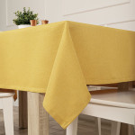 ARUBA · Obrus wodoodporny · 140x220 cm · kolor musztardowy