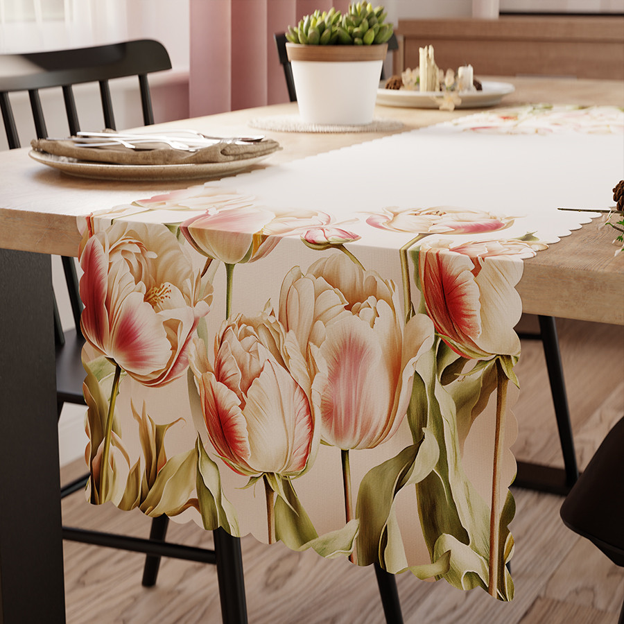 TULIPAN Bieżnik NINA WODOODPORNA, 38x140cm, kolor 001 P00200