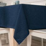 ARUBA · Obrus wodoodporny · 140x220 cm · kolor granatowy