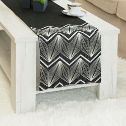 BŁYSZCZĄCA NOC Bieżnik, szerokość 35cm x wysokość 180cm, kolor 010 czarny 891904