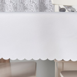 LARA Obrus wodoodporny, fi 160cm, kolor 001 biały 004770