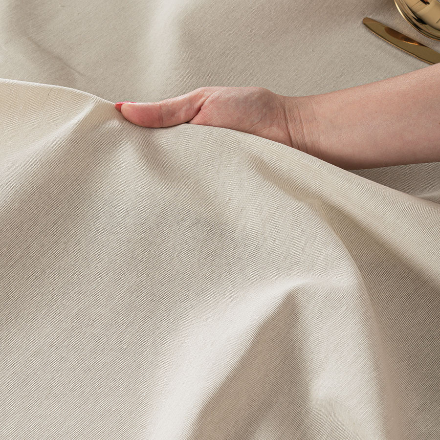 NATURA Obrus wodoodporny, 140x220cm, kolor 012 jasny beżowy OB0003