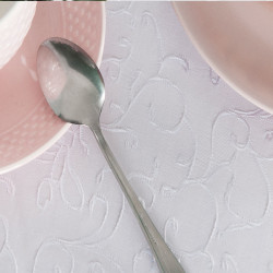 FLORA Obrus wodoodporny, 140x260cm, kolor 001 biały 004790