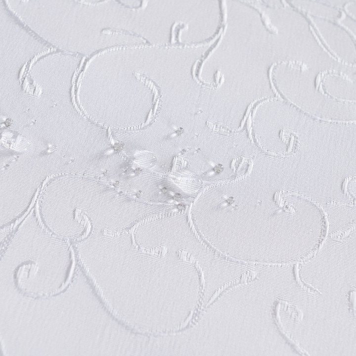 FLORA Obrus wodoodporny, 140x260cm, kolor 001 biały 004790