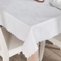 PELA Obrus wodoodporny, 140x200cm, kolor 001 biały TORENA