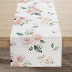 LANOSA VELVET · Bieżnik wodoodporny · 40x160 cm · kolor różowy