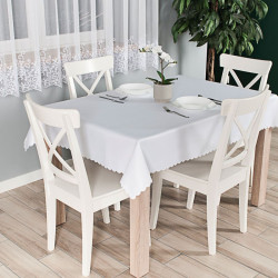 LARA Obrus wodoodporny, 140x240cm, kolor 001 biały 004770