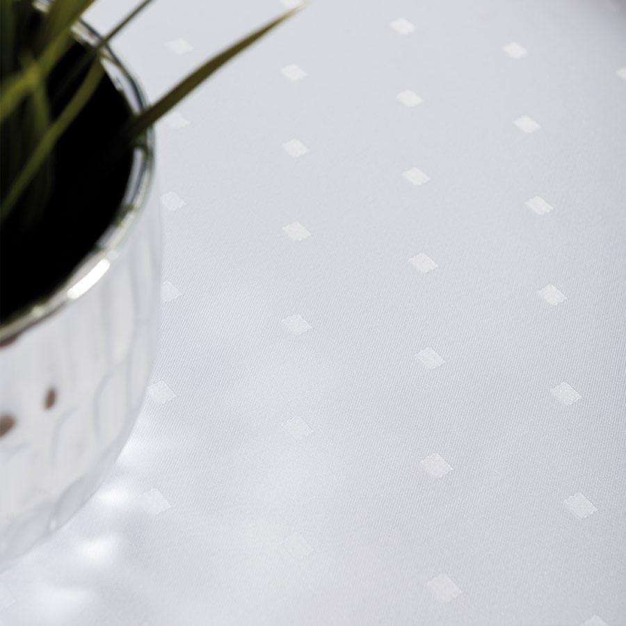 MIJA Bieżnik wodoodporny, 90x160cm, kolor 001 biały 047912