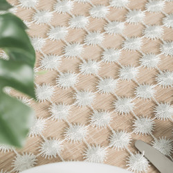 Lumina Obrus gipiurowy, kolor jasny szary007 z lurexem, rozmiar 140x180cm 061789