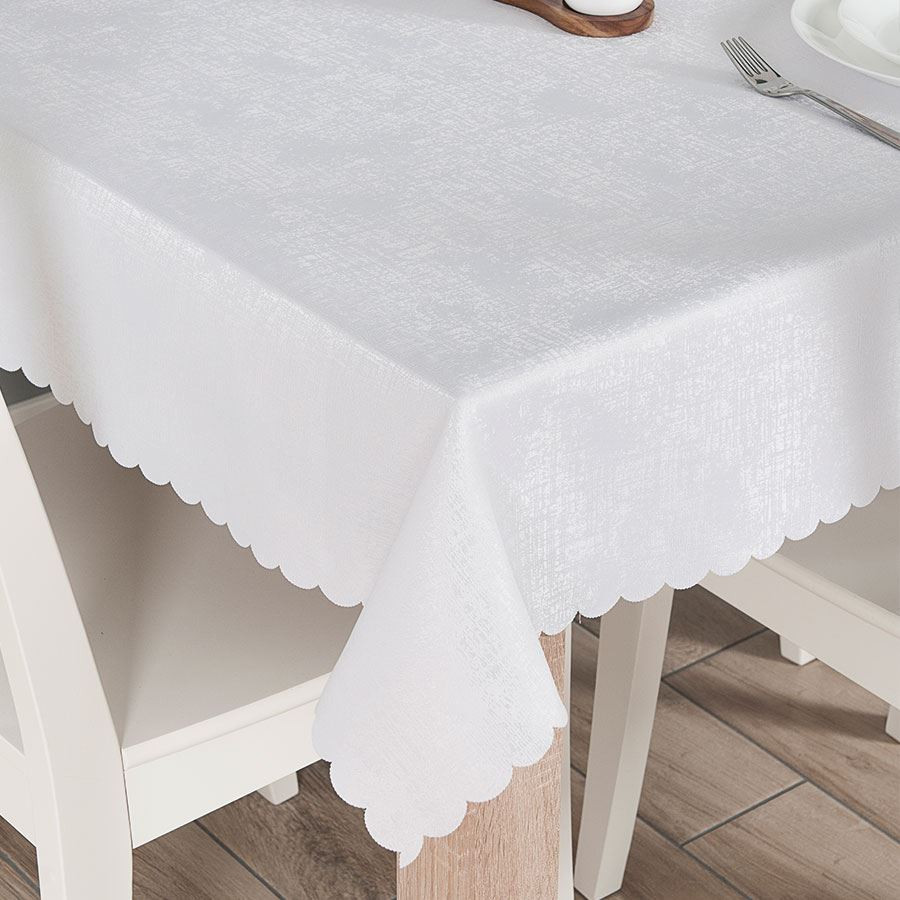 PELA Obrus wodoodporny, 110x160cm, kolor 001 biały TORENA