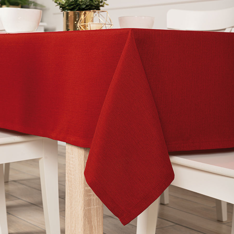 ARUBA Obrus wodoodporny, 140x220cm, kolor 043 czerwony 759330