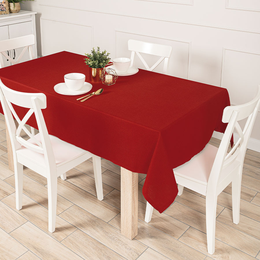 ARUBA Obrus wodoodporny, 140x220cm, kolor 043 czerwony 759330