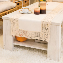 RACHELA Bieżnik z ażurem, szerokość 40 x wysokość 160cm, kolor 012 kremowy 912432