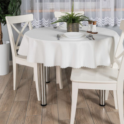 ALISA Obrus wodoodporny, fi 160cm, kolor 012 kremowy 004769