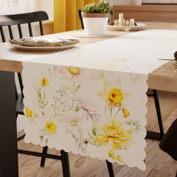 WIOSENNA POLANA Bieżnik NINA WODOODPORNA, 38x140cm, kolor 001 żółty P00208