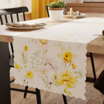 WIOSENNA POLANA · Bieżnik wodoodporny · 38x140 cm · kolor żółty