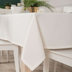 ARUBA · Obrus wodoodporny · 130x180 cm · kolor kremowy