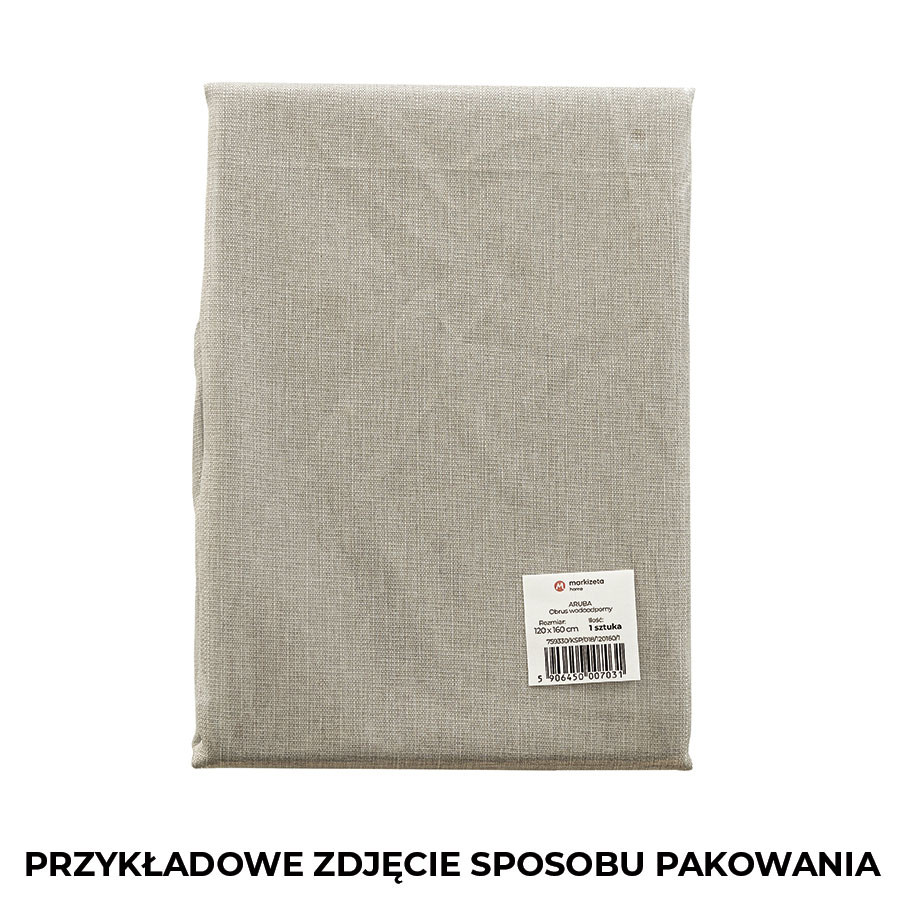 ARUBA Obrus wodoodporny, 130x180cm, kolor 007 kremowy 759330