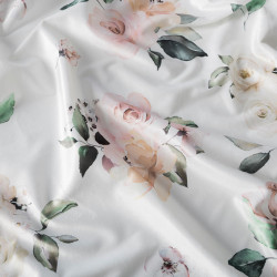 LANOSA Bieżnik wodoodporny VELVET, 40x140cm, kolor 001 różowy TD0007