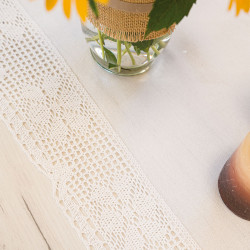 RACHELA Bieżnik z ażurem, szerokość 60 x wysokość 120cm, kolor 001 biały 912432
