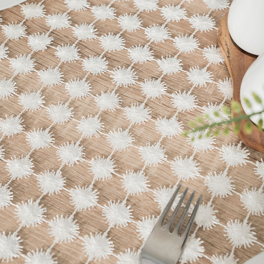 Lumina Obrus gipiurowy, kolor off white 010 z lurexem, rozmiar 140x180cm 061789