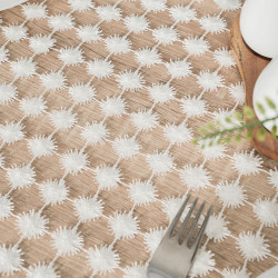 Lumina Obrus gipiurowy, kolor off white 010 z lurexem, rozmiar 140x180cm 061789