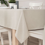 ARUBA · Obrus wodoodporny · 130x180 cm · kolor beżowoszary