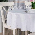 MIJA · Obrus wodoodporny · fi 160 · kolor biały