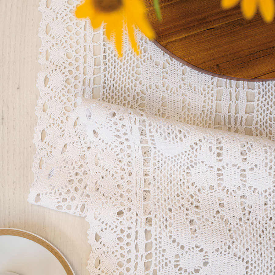 INESS Bieżnik ażurowy, szerokość 40 x wysokość 160cm, kolor 001 biały 913501