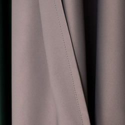 DONA Zasłona gotowa typu blackout na przelotkach, szerokość 140cm x wysokość 250cm, kolor 204 ciepły ciemny szary TD0015