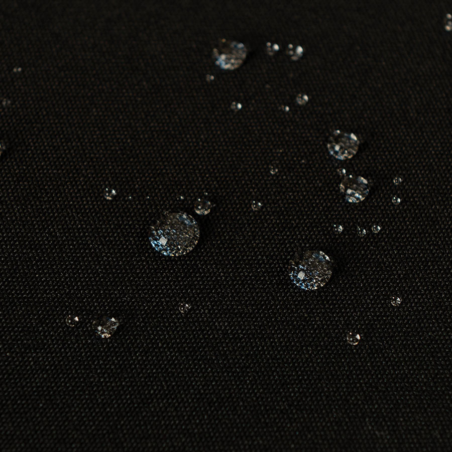 GARDENIA Zasłona gotowa na przelotkach, szerokość 140cm x wysokość 240cm, kolor 039 czarny TD0025