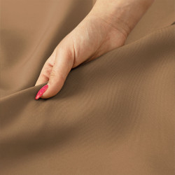 GARDENIA Zasłona gotowa na taśmie, szerokość 140cm x wysokość 240cm, kolor 008 ciepły brązowy TD0025