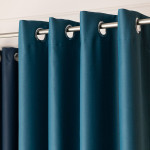 DONA · Zasłona gotowa na przelotkach · 140x250 cm · kolor petrol