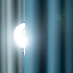 DONA Zasłona gotowa typu blackout na przelotkach, szerokość 140cm x wysokość 250cm, kolor 228 petrol TD0015