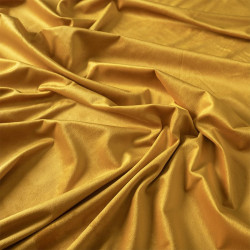 VELVI Zasłona gotowa na przelotkach, szerokość 140 x wysokość 230cm, kolor 019 szafranowy VELVI0