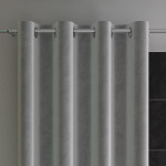 VELVI · Zasłona gotowa na przelotkach · 140x250 cm · kolor jasny szary