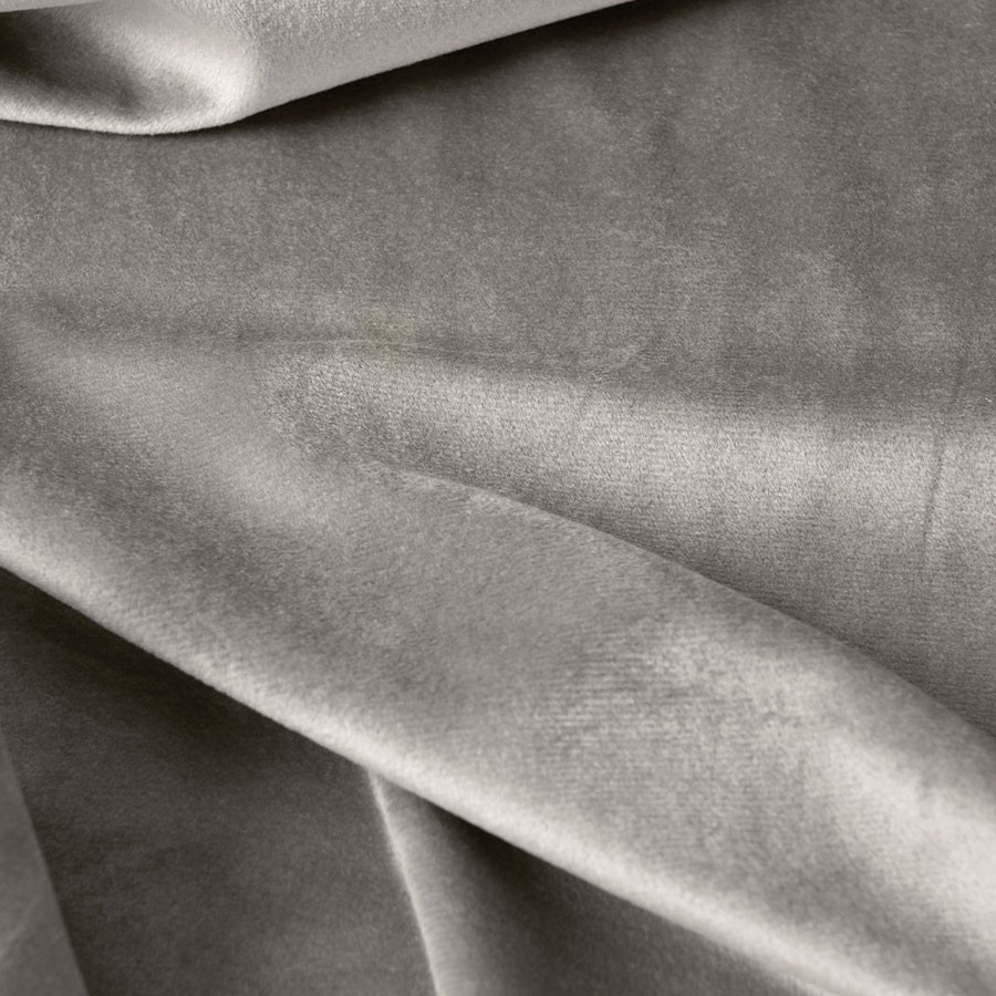 VELVI Zasłona gotowa na przelotkach, szerokość 140 x wysokość 250cm, kolor 005 jasny szary VELVI0