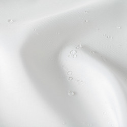 GARDENIA Zasłona gotowa na przelotkach, szerokość 140cm x wysokość 200cm, kolor 050 biały TD0025