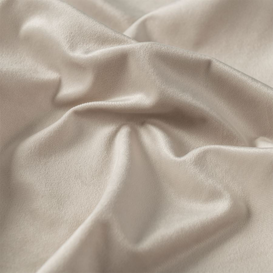 VELVI Zasłona gotowa na przelotkach, szerokość 140 x wysokość 250cm, kolor 018 ciepły jasny szary VELVI0