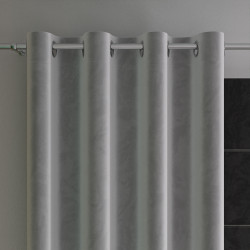 VELVI Zasłona gotowa na przelotkach, szerokość 140 x wysokość 240cm, kolor 005 jasny szary VELVI0