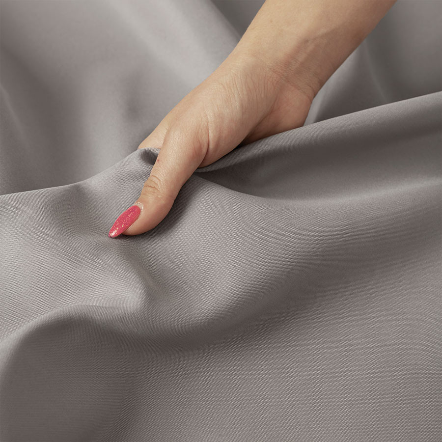 GARDENIA Zasłona gotowa na taśmie, szerokość 140cm x wysokość 220cm, kolor 794 beżowo szary TD0025