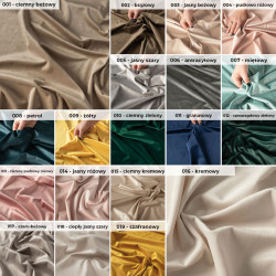 VELVI Zasłona gotowa na przelotkach, szerokość 140 x wysokość 260cm, kolor 012 szmaragdowy zielony VELVI0